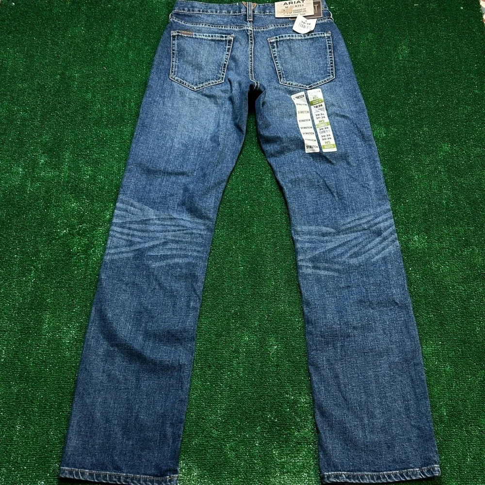 New Ariat M5 Madera TekStretch Straight Fit Leg Jeans Men Heath 30/36